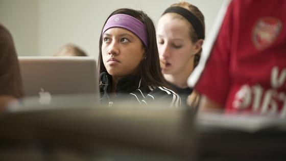 Public Health students in class